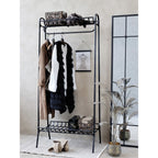 Wieszak podłogowy Chic Antique z półkami czarny