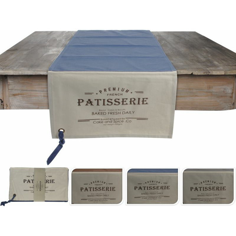 Bieżnik bawełniany w stylu francuskim