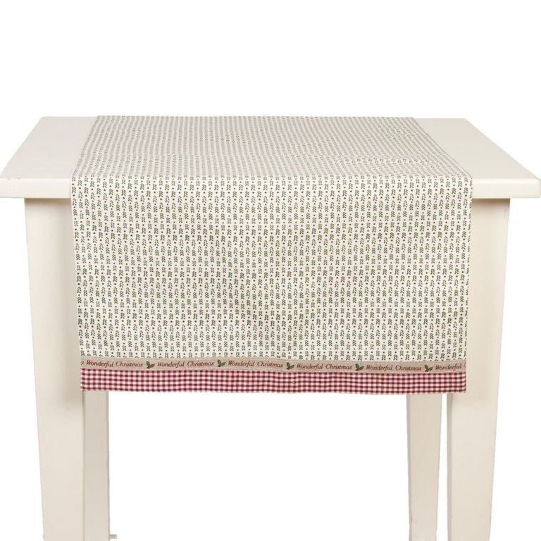 Bieżnik świąteczny zielony Clayre Eef