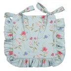 Poduszka na krzesło kwiaty miętowe z fabanką Clayre Eef