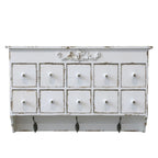 Szafka ścienna prowansalska Chic Antique z szufladkami