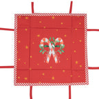 Koszyk na chleb bawełniany dziadek do orzechów świąteczny Clayte Eef