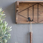 Wieszak ścienny Chic Antique z półką