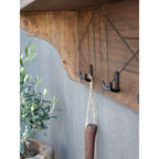 Wieszak ścienny Chic Antique z półką