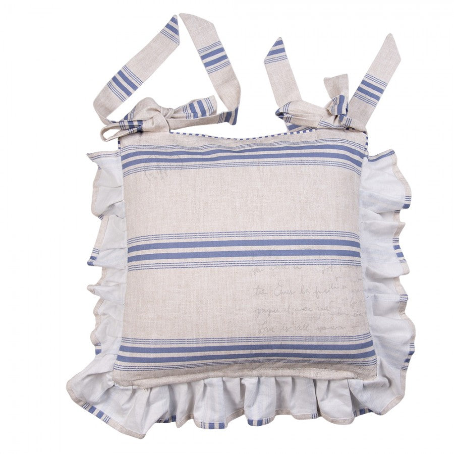 Poduszka na krzesło Kogut Country z falbanką Clayre Eef