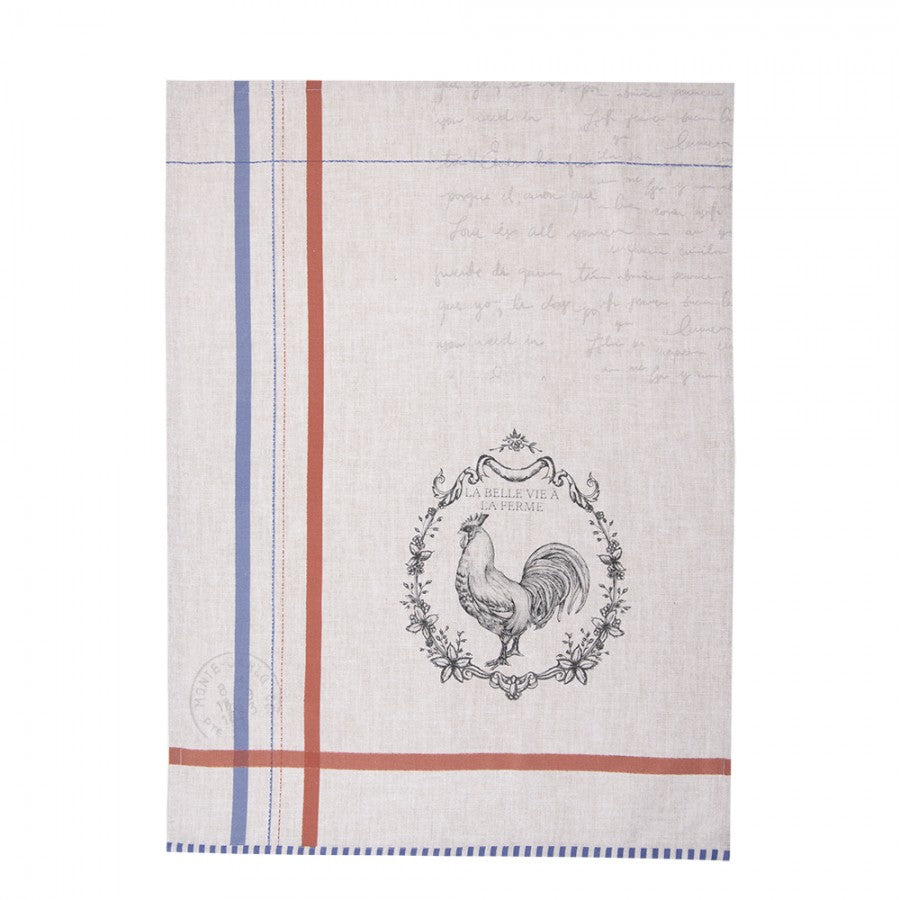 Ręcznik kuchenny kogut country bawełniany CLayre Eef