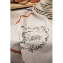 Załaduj obraz do przeglądarki galerii, Ręcznik kuchenny kogut country bawełniany CLayre Eef
