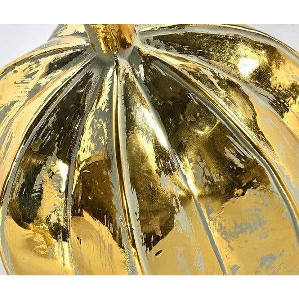 Dekoracja Dynia złota Belldeco Gold Line B mała