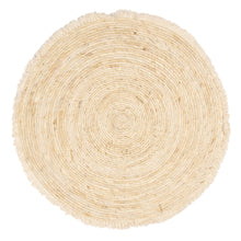Załaduj obraz do przeglądarki galerii, Dywanik okrągły boho naturalny 70 cm Clayre Eef
