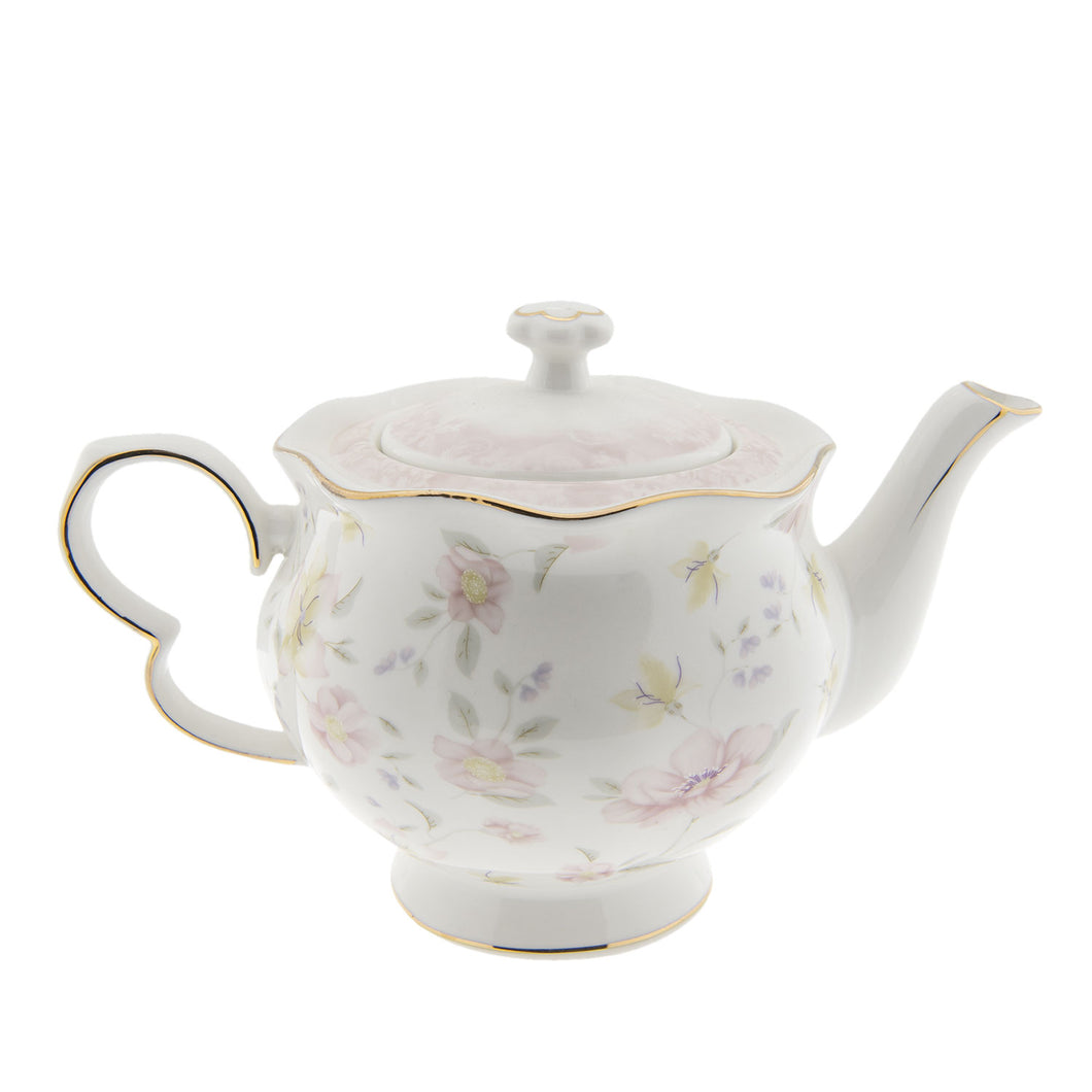 Dzbanek na herbatę porcelanowy kwiaty Clayre Eef