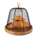 Etażerka Country kura z kloszem Clayre Eef