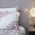 Poduszka biała etno 50 x 50 cm Clayre Eef