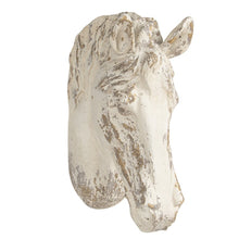 Załaduj obraz do przeglądarki galerii, Figurka ścienna koń głowa prowansalska Clayre Eef
