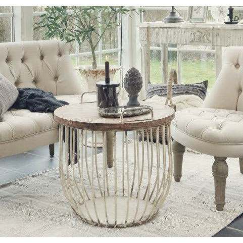 Fotel tapicerowane beżowy Chic antique