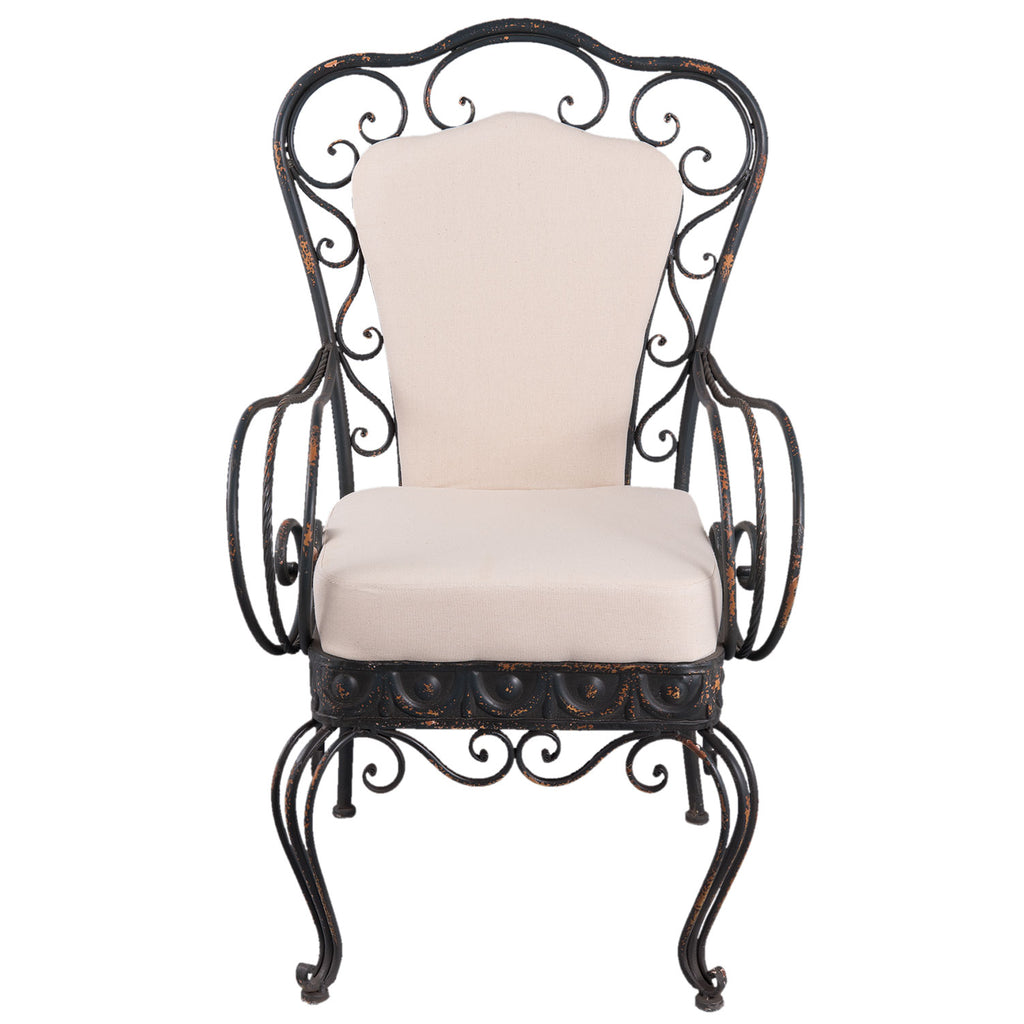 Fotel metalowy Prowansalski Clayre Eef