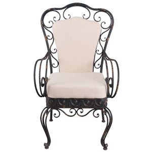 Fotel metalowy Prowansalski Clayre Eef