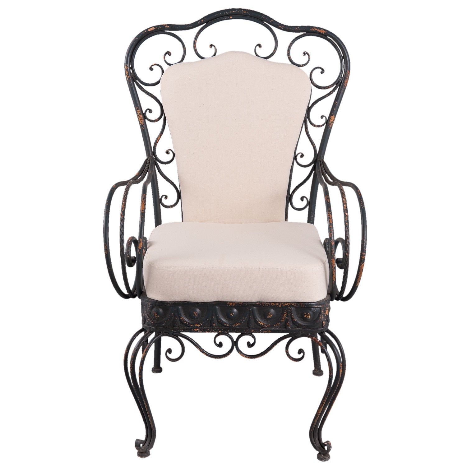 Fotel metalowy Prowansalski Clayre Eef