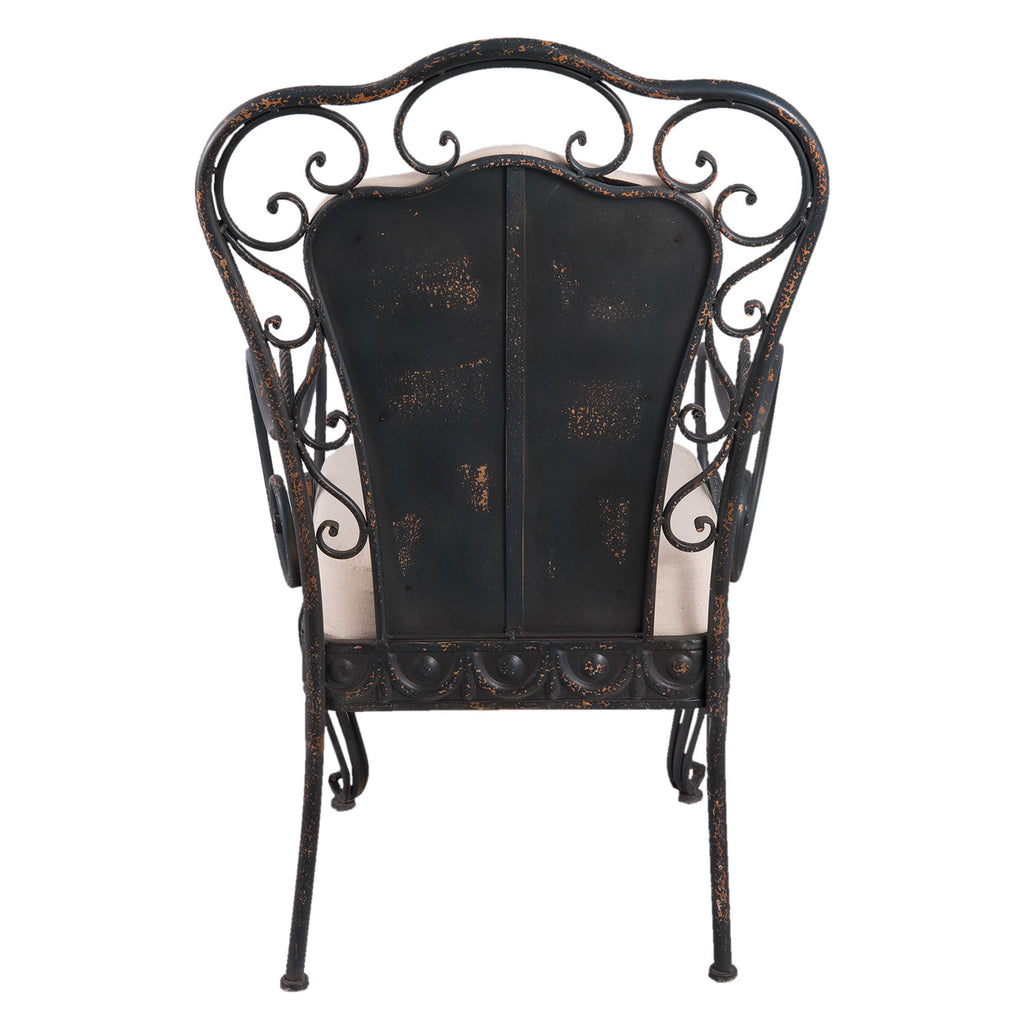 Fotel metalowy Prowansalski Clayre Eef