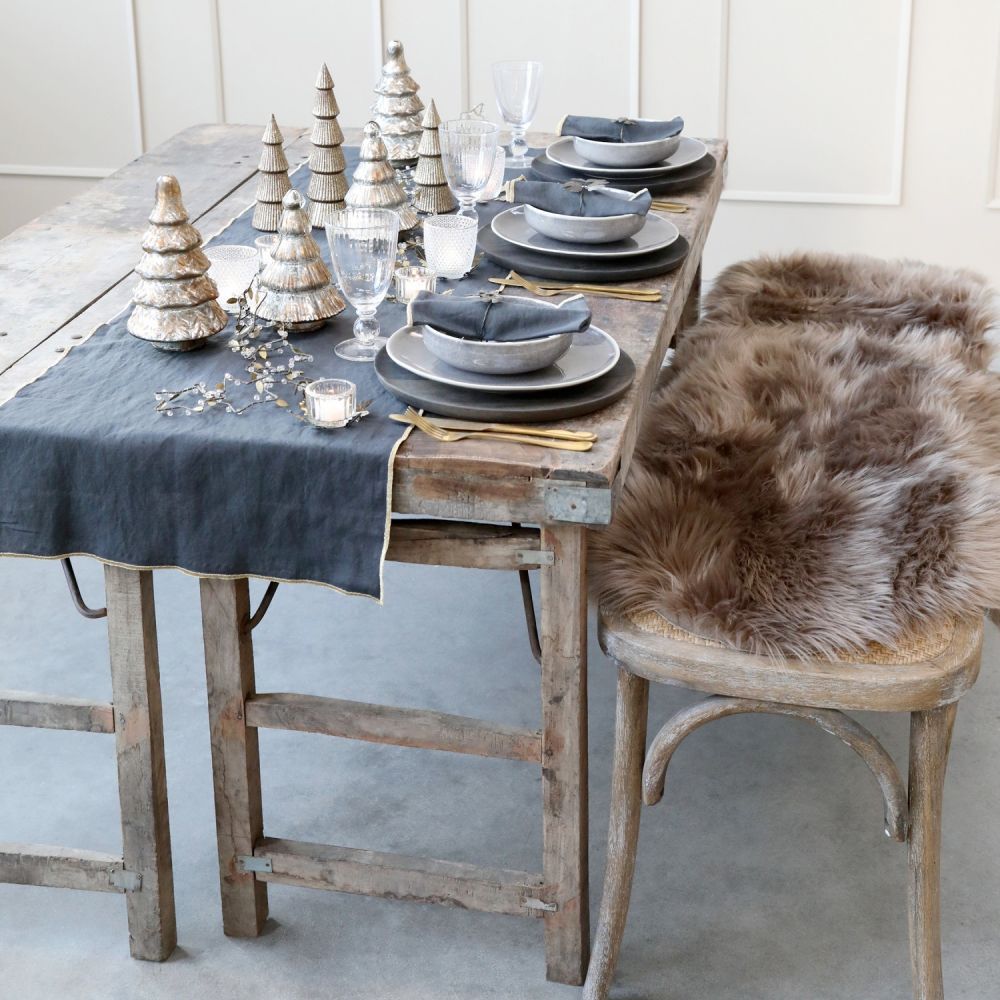 Ława z rattanowym siedziskiem Chic Antique