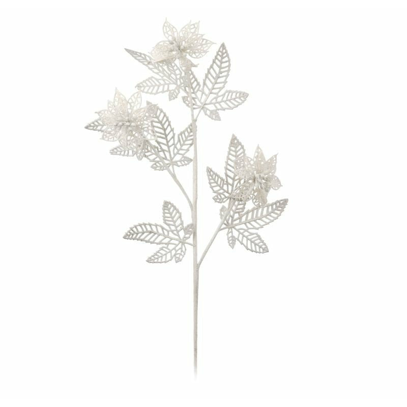 Gałązka biała kwiat wzór 3