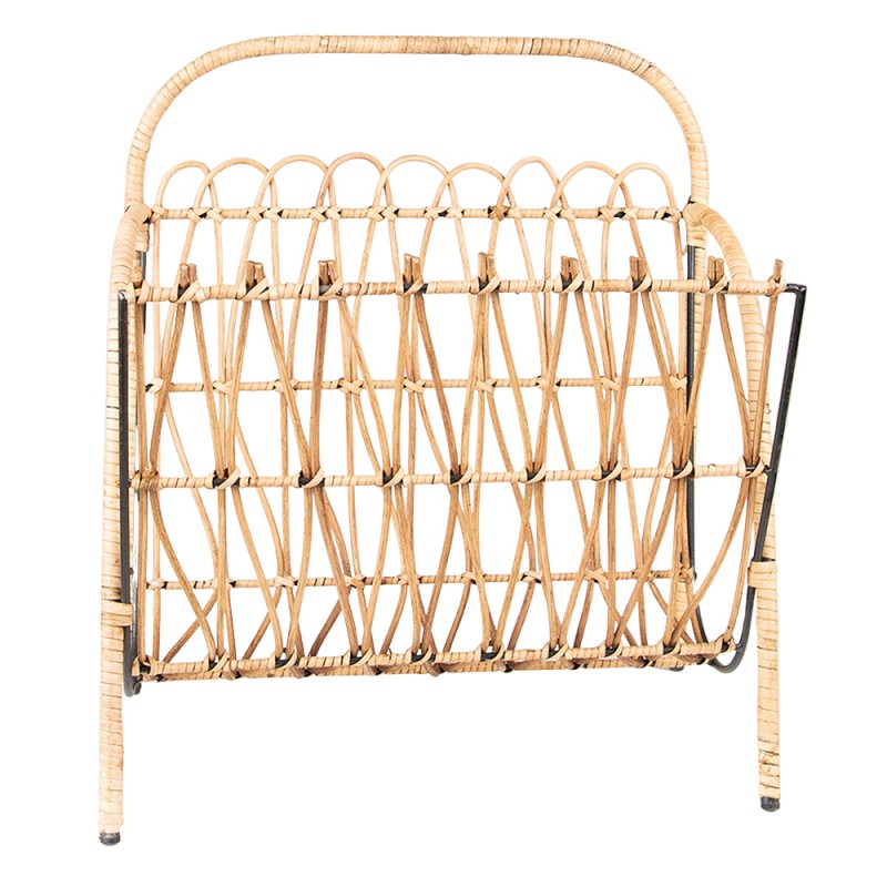 Rattanowy Gazetnik boho Clayre & Eef