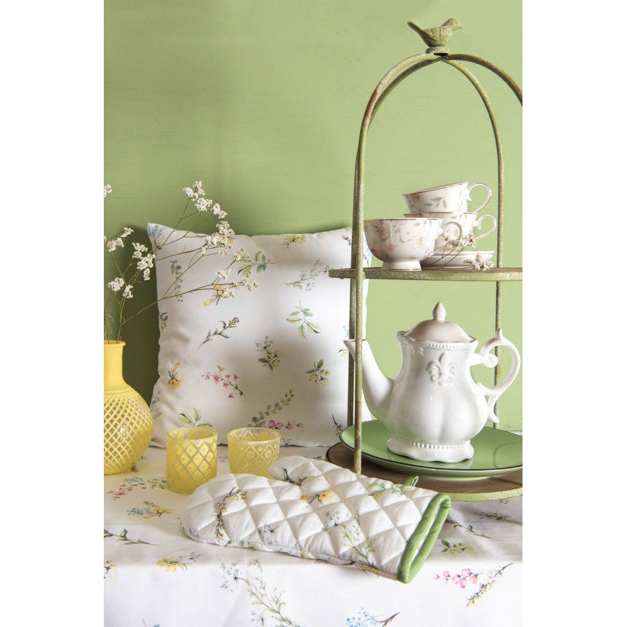 Obrus kwiaty vintage 150 x 150  cm Clayre Eef