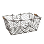 Koszyk , Kosz druciany z rączką duży Country Clayre Eef