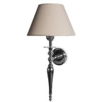 Kinkiet ścienny srebrny Deluxe 1 Belldeco