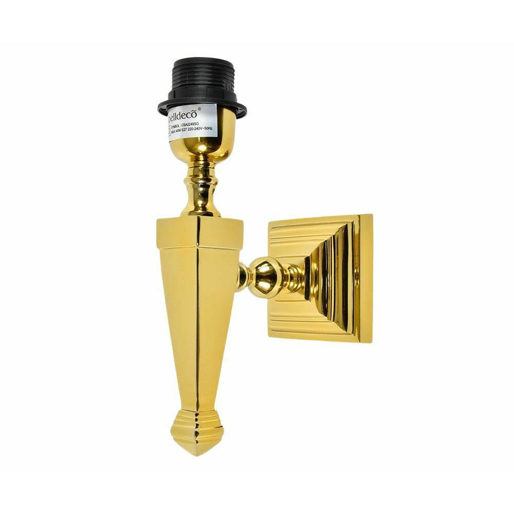 Kinkiet ścienny złoty Deluxe Gold 3 Belldeco