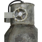 Kinkiet industrialny Light Living srebrny, vintage