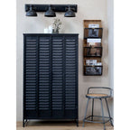 Kinkiet potrójny industrialny Factory Chic Antique