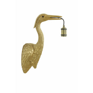 Kinkiet Ptak Złoty Light Living