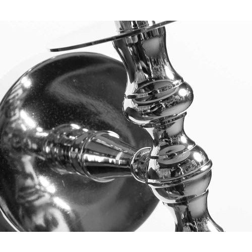 Kinkiet ścienny srebrny Deluxe 1 Belldeco