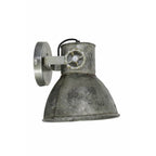 Kinkiet industrialny Light Living srebrny, vintage