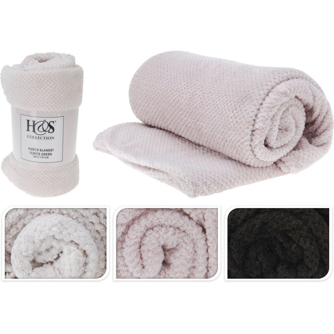 Koc brązowy dekoracyjny