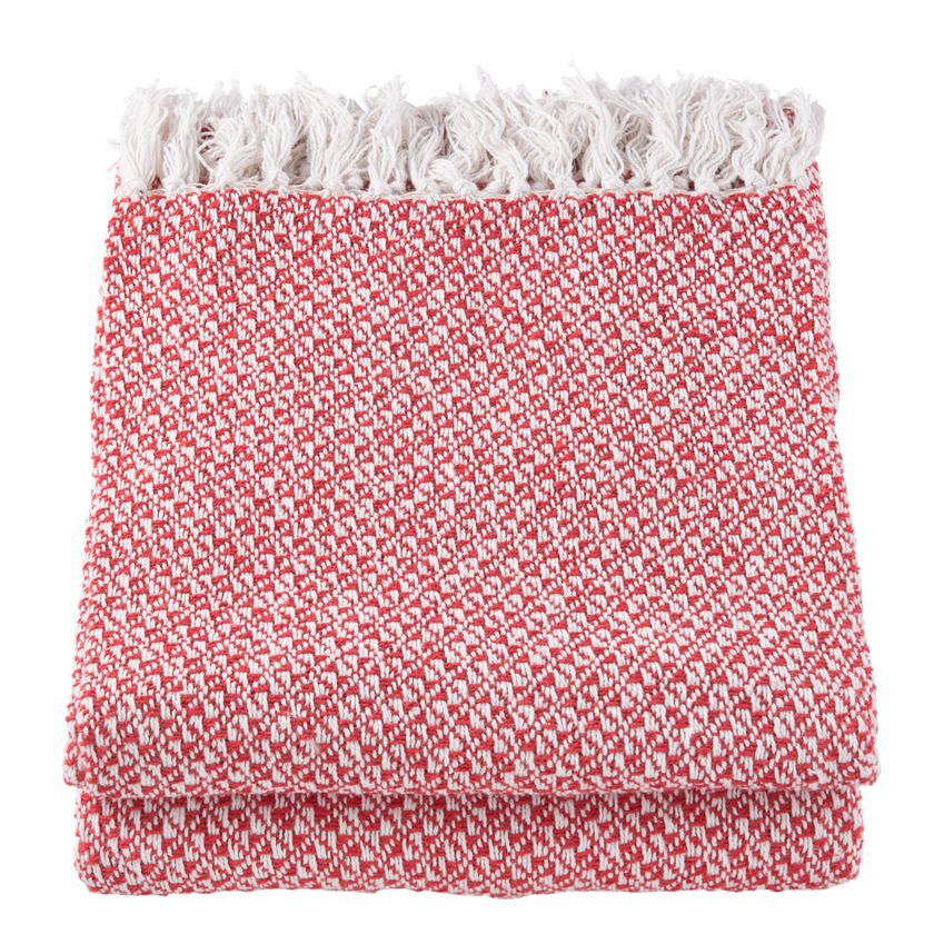 Koc dekoracyjny czerwony Clayre Eef