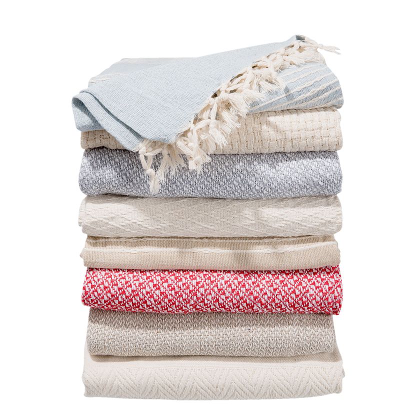 Koc dekoracyjny czerwony Clayre Eef