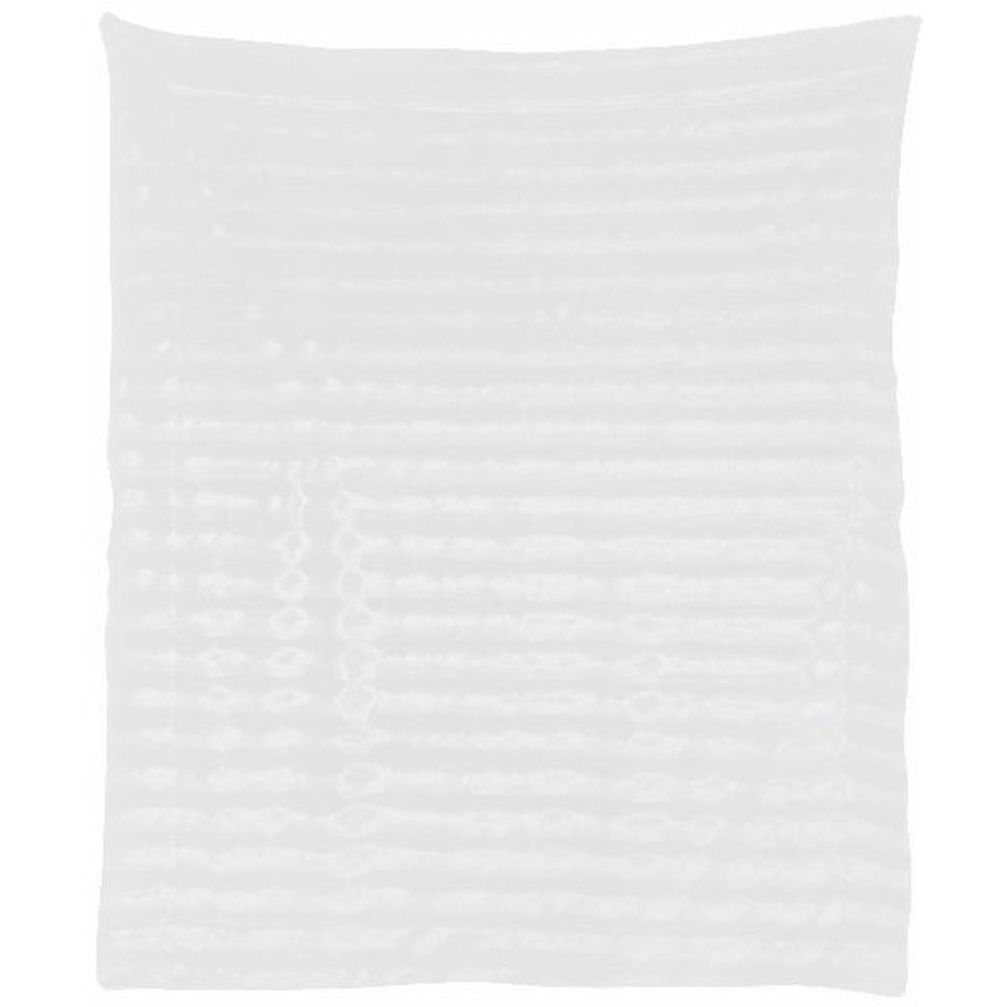 Koc Futrzany Biały dekoracyjny