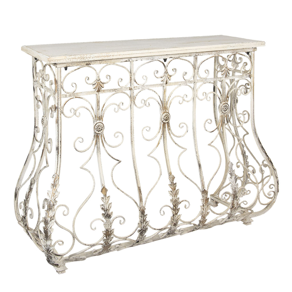 Konsola metalowa rustykalna Clayre & Eef