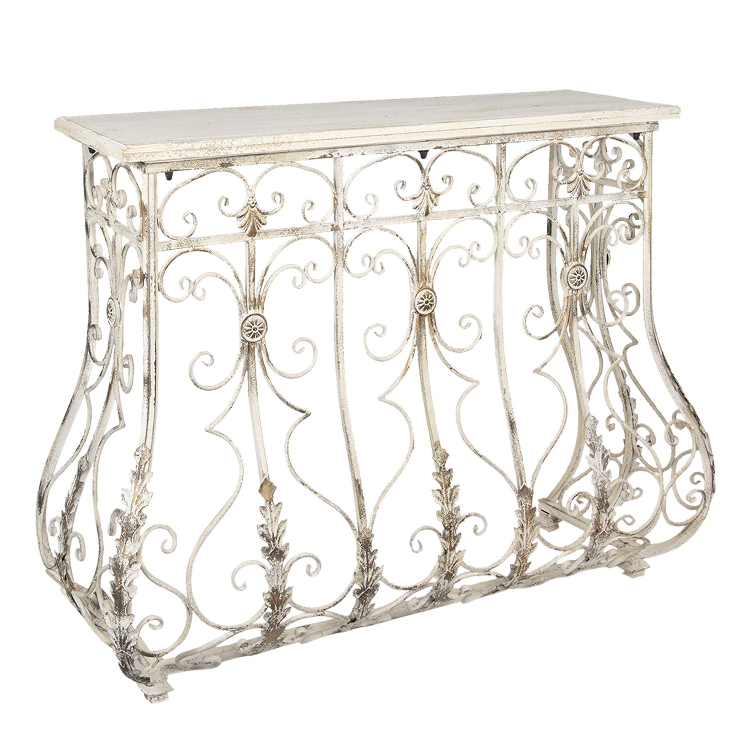 Konsola metalowa rustykalna Clayre & Eef