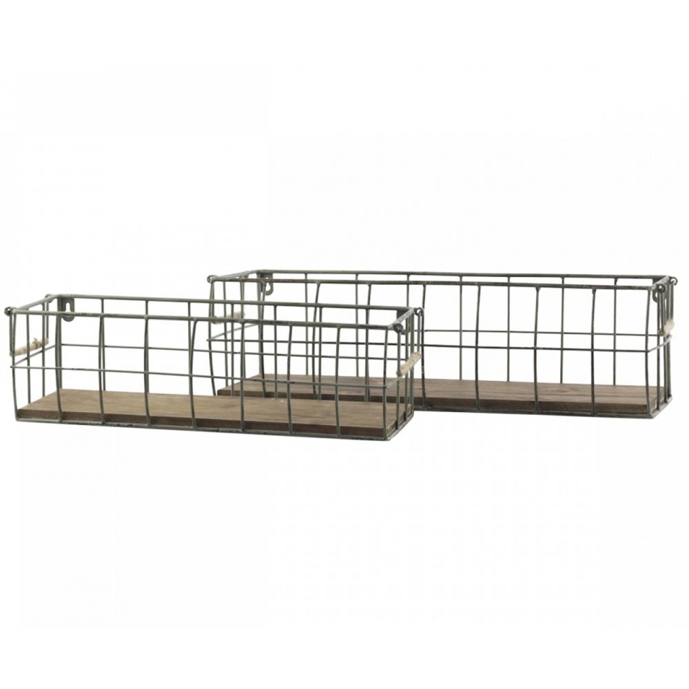 Metalowe kosze ścienne Chic Antique