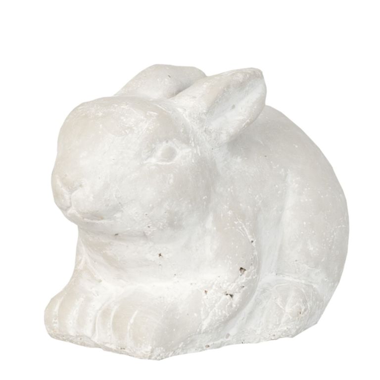 Kamienna figurka retro królik szary Clayre Eef