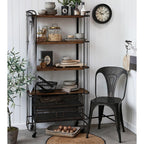 Krzesło industrialne Chic Antique Factory metalowe czarne