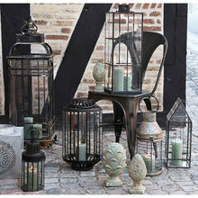 Załaduj obraz do przeglądarki galerii, Krzesło industrialne Chic Antique Factory metalowe czarne
