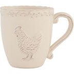 Kubek ceramiczny Country kura Clayre Eef