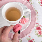 Kubek do kawy ceramiczny serce retro Clayre Eef