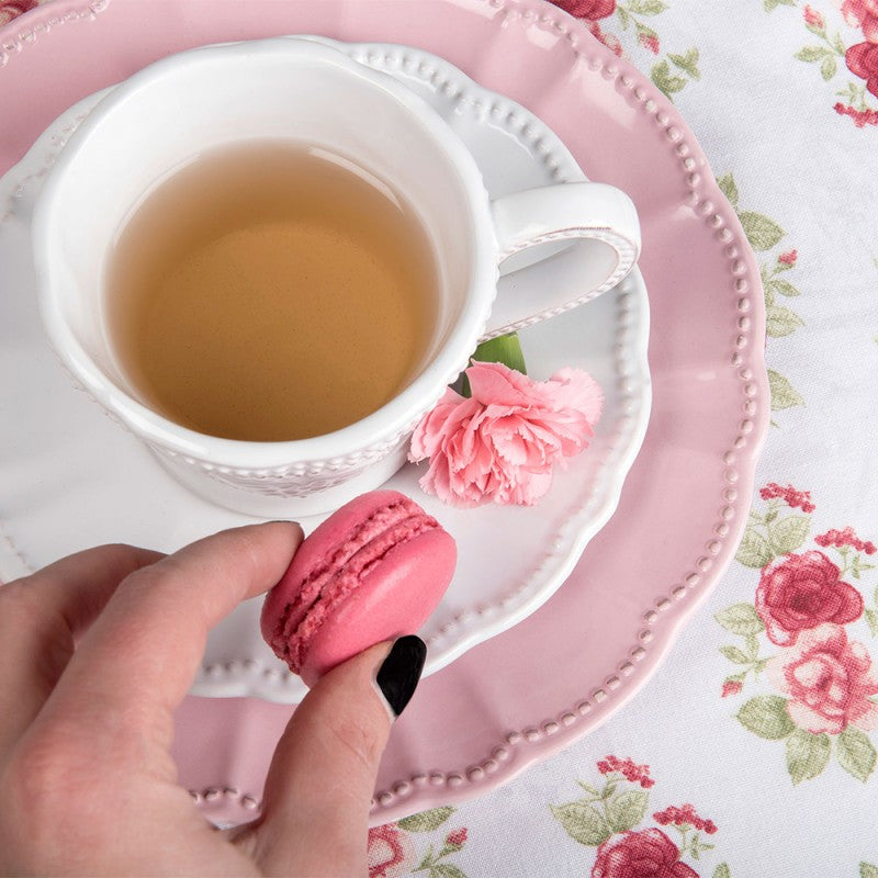 Kubek do kawy ceramiczny serce retro Clayre Eef