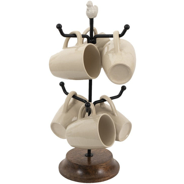 Kubki na stojaku Counry kurka Clayre Eef