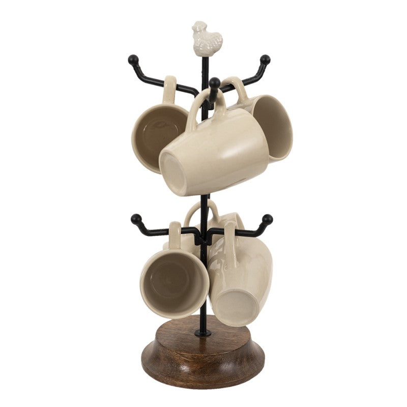 Kubki na stojaku Counry kurka Clayre Eef