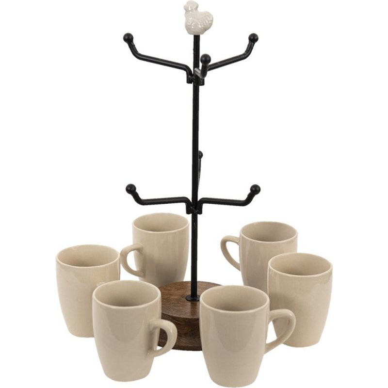 Kubki na stojaku Counry kurka Clayre Eef